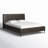 Naoma Vegan Leather Platform Bed-2047100237-2047100226