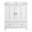 Meuble-lavabo 30 po avec lavabo en céramique-961390264
