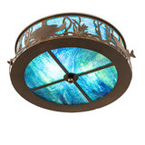 Bass And Pike 2 - Light Semi Flush Mount