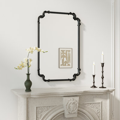 Genan Accent Scalloped Rectangle Wall Mirror