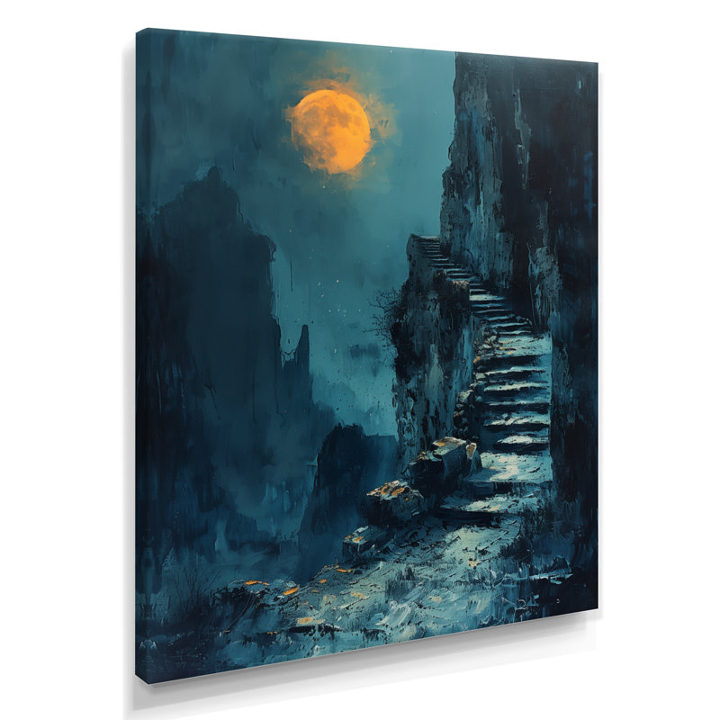 «Black Fortteresse for Dragon II», reproduction d'art mural, Toile tendue, H 40 po x l 30 po x P 1,5 po