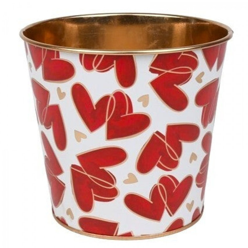 Love The Hearts Printed Bucket