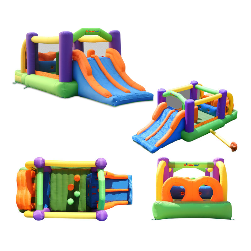 Inflatable 19' x 7' Obstacle Course Slide