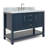 49'' Single Bathroom Vanity with Carrara Marble Top-55794936
