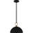 Cleo 1-Light Matte Black Pendant