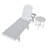 Altura Outdoor Chaise Lounge with Table-88382495