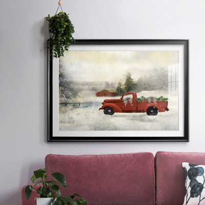 " Red Barn Winter "