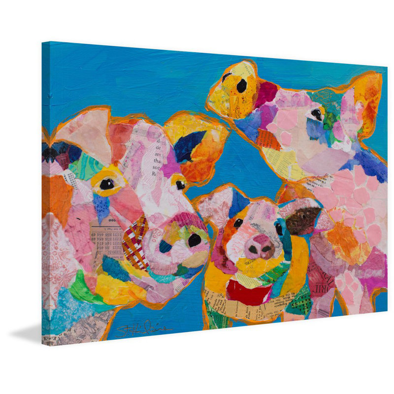 Elizabeth St. Hilaire - Wrapped Canvas Painting, 30cm H x 45cm W x 3.81cm D