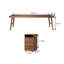Bureau en bois massif de pin massif avec tiroirs de rangement-189518001