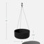 Pot à fleurs suspendu Mason Series Kona-57854936-57854939