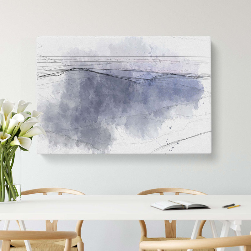 The Mountains Of Nepal At Dusk In Abstract - Wrapped Canvas Print, 35cm H x 50cm W x 3cm D