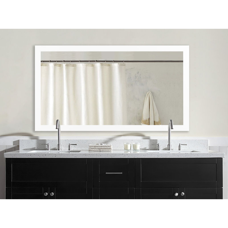 Tieger Mirror, 40" H x 42" W, White