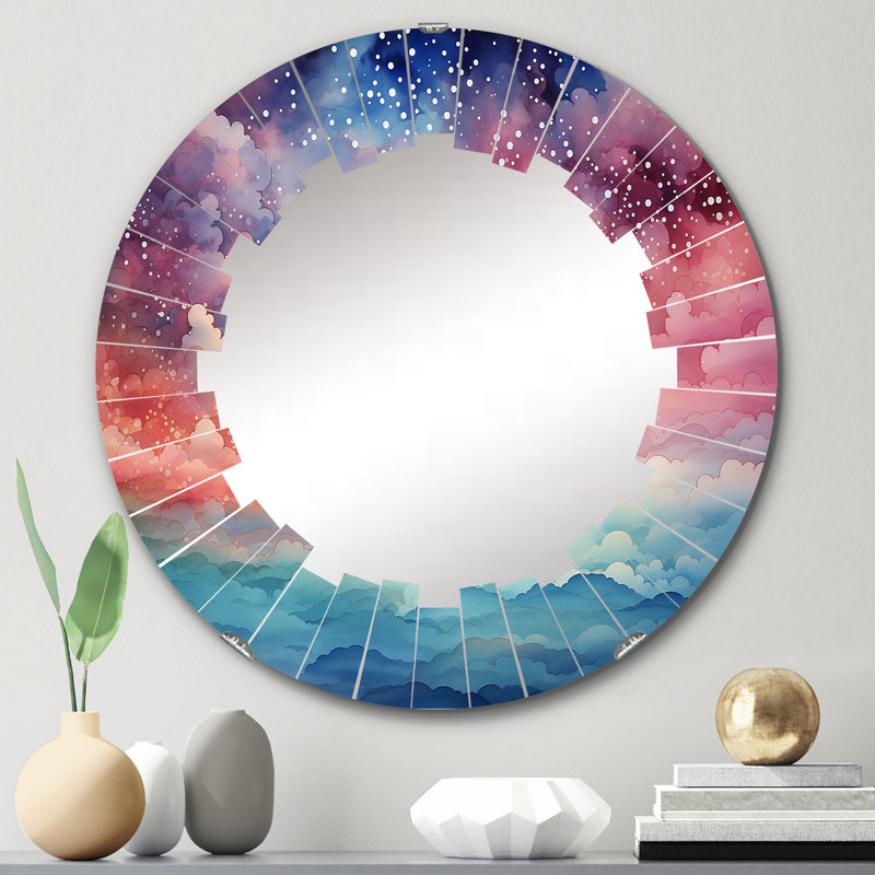 Unionvale - Miroir mural rond, 24 po x 24 po