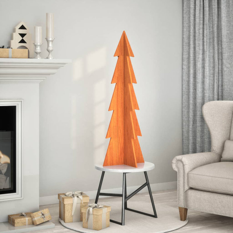 Christmas Decorative Accent, 69.5cm H x 40cm W x 40cm D, Wax Brown