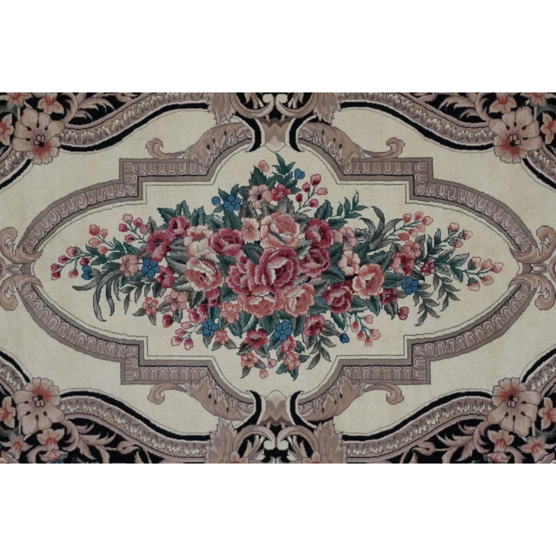9'X12' Oriental Area Rug in Black