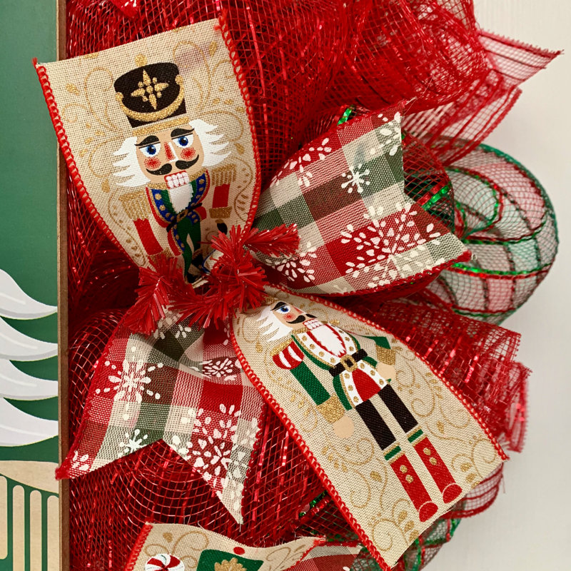 Nutcracker Christmas Wreath Handmade
