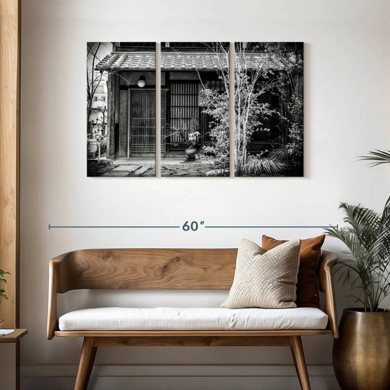 Lilie Japanese Home, 28" H x 45" W
