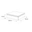 Harlesden 1 Drawer Bedside Table-1963886834
