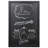 Wall Mounted Small Metal Chalk Board