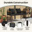 Poly Rattan Outdoor Bench-1324912491-1324912481