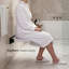  Siège de douche rabattable Preston l 20 po x P 14 po blanc et noir mat