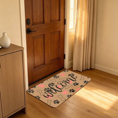 Tapis de bienvenue 20 po x 32 po Paw Print