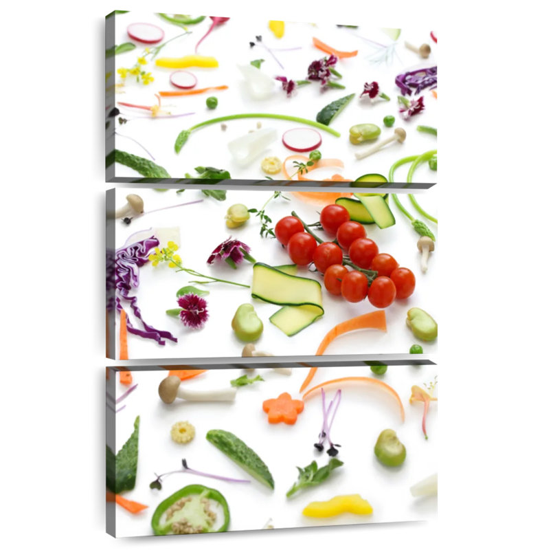 Yarlin Vegetable Varieties, 32" H x 20" W