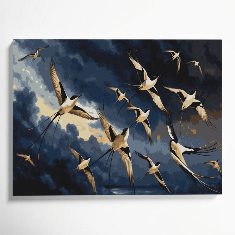 Art mural sur toile gris, H 20 po x l 24 po