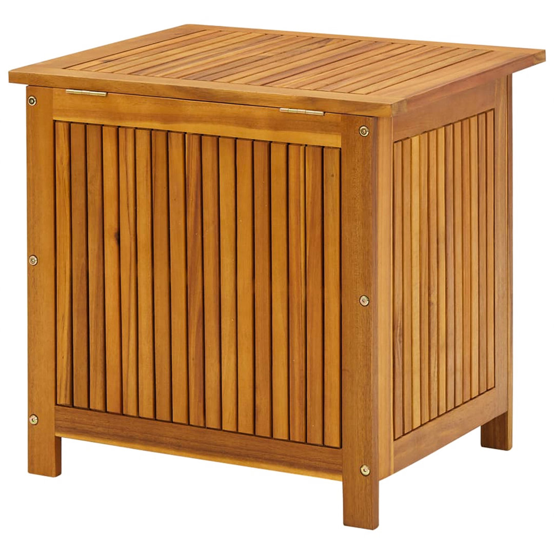 Garden Storage Box 60X50x58 Cm Solid Acacia Wood