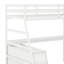 Lit mezzanine simple avec tiroirs, 2 tablettes et bureau-624276400