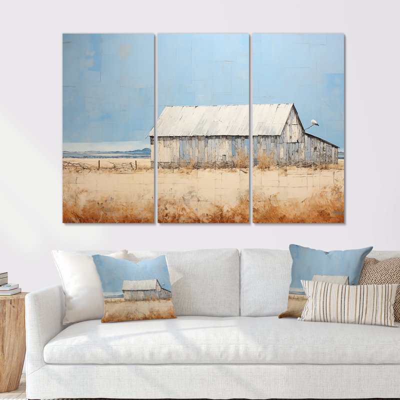 Ensemble de salon Farmstead Elegance Countryside II - Farm Wall Art, H 32 po x l 48 po x P 1 po