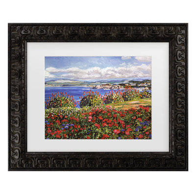 Art sur toile Blooming Aloe Pacific Grove, encadré sur toile par David Lloyd Glover, peinture