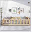 Lit plateforme au sol avec garde-corps et porte-1219210434-1219210433