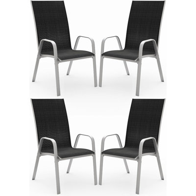 Chaise de salle à manger d'extérieur Caly