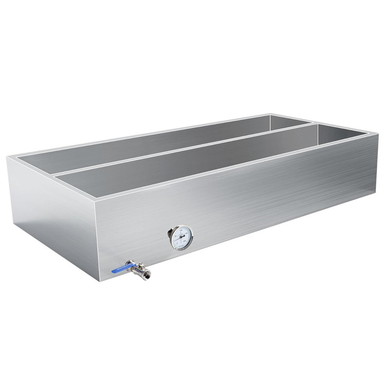 Évaporateur à sirop d'érable 30 po x 16 po x 19 po avec valve, thermomètre et casserole divisée