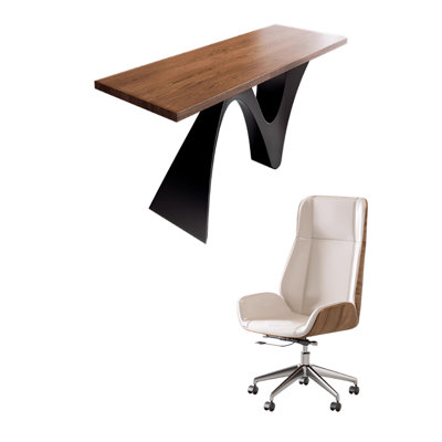 Creative Leg Design Rectangular Computer Desk