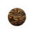 Brown Leaf Woven Based Washable Carpet-664328101