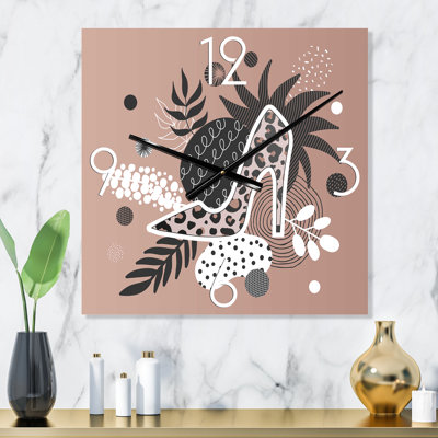 Horloge murale moderne Leopard