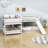 Erl Full Over Full and Twin Over Twin L-Shaped Bunk Beds with Slide-2017420415