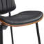 Chaise rembourrée Mid-Century avec pieds en métal-63716406-44407508