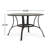 Outdoor Cast Aluminum Circular Dining Table, Bronze 