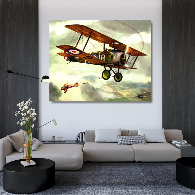 Sopwith Camel, 36" H x 45" W