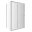 Bridgeway 1300mm W x 1850mm H Single Added Semi-Frameless Shower Door with Clear Glass