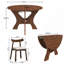 Ensemble de salle à manger pliable 3PCS-836574945