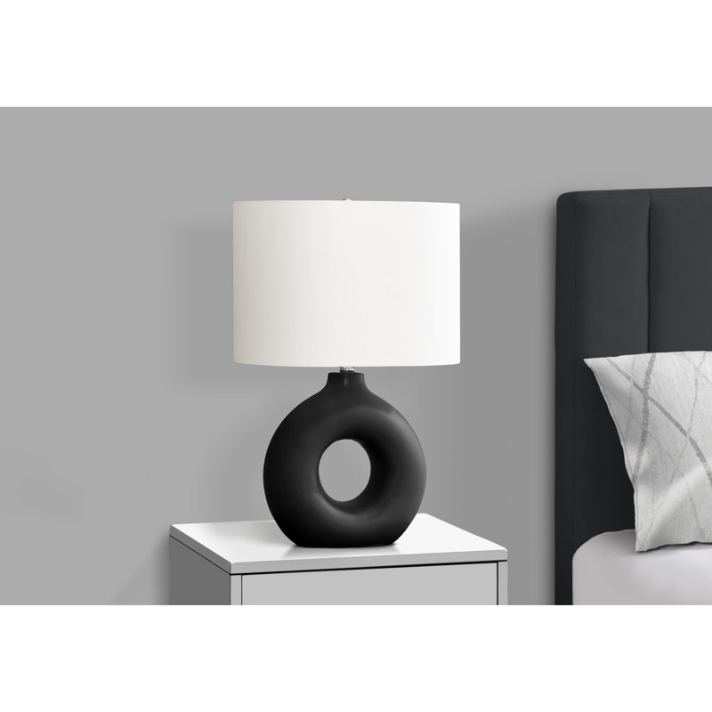 Lampe de table contemporaine et moderne, Noir