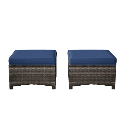 Meyly Upholstered Outdoor Ottoman