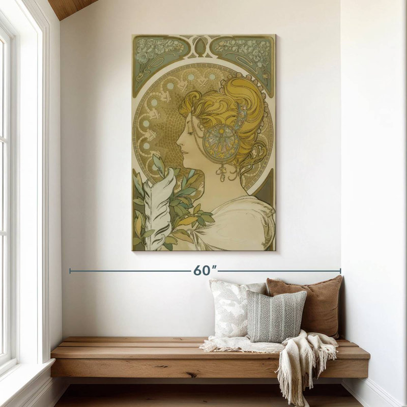 Leisha The Feather 1899, 48" H x 32" W