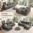 Anureet Modular Sectional Sofa U-Shaped Sleeper Sofa Bed With Storage Space-96012026-125402461