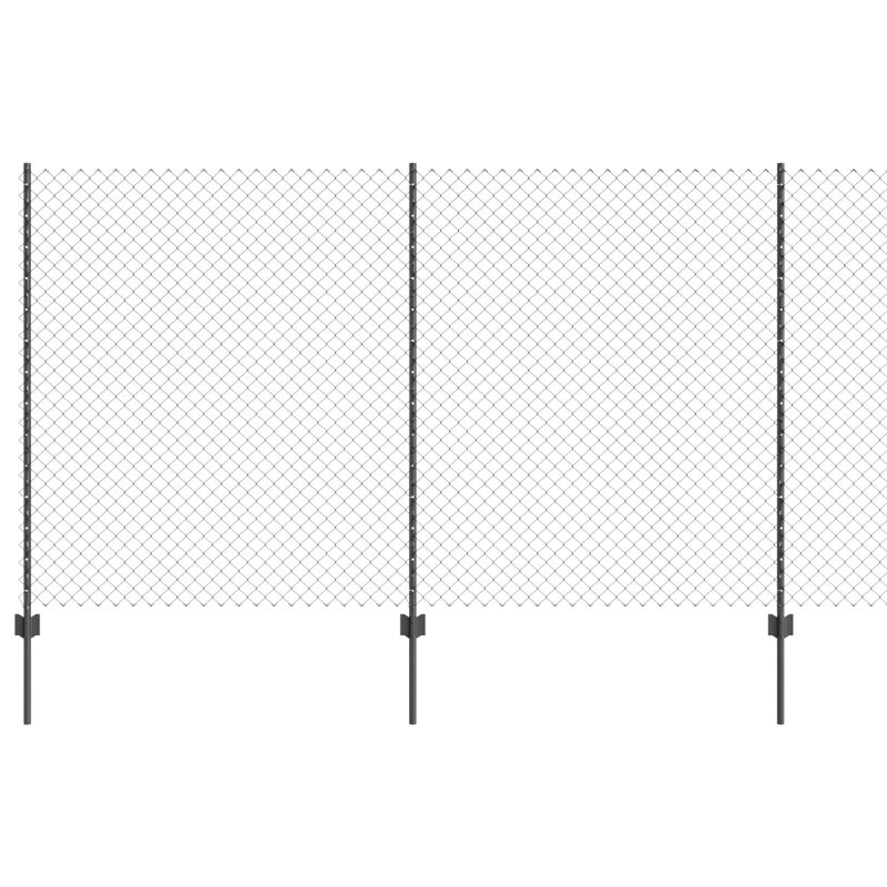 140 cm H x 1000 cm W Steel Border Fencing