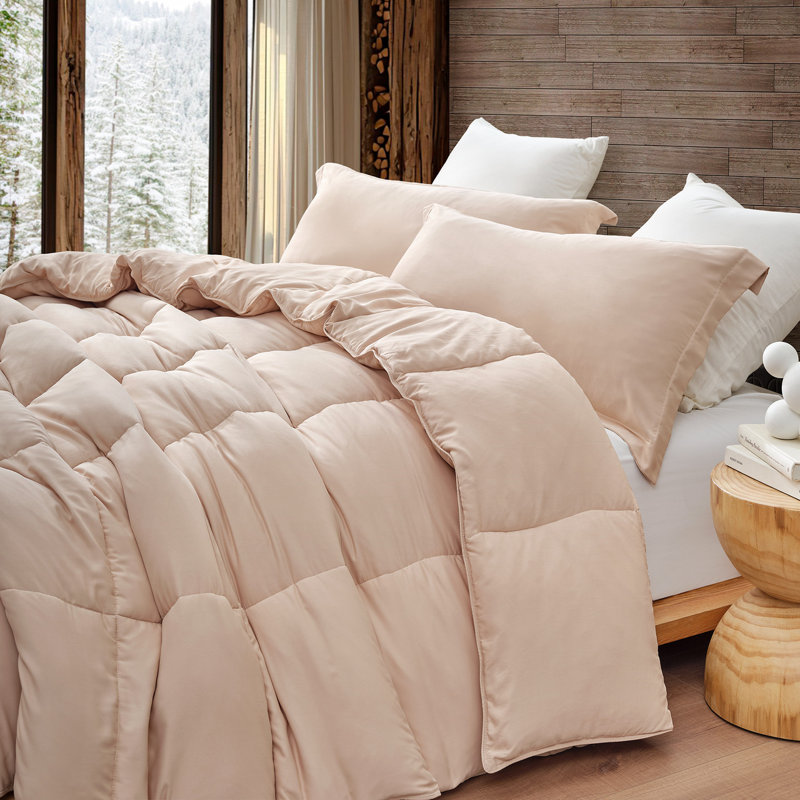 843249116596, Queen Comforter + 2 Standard Shams, Beige